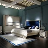 New model Italian royal 3 bedroom furniture set house plan/mirror bedroom furniture/fancy modern MDF bedroom furniture set