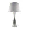 Unique Table Lamp Simple Cone Skull Table Lamp with Pure White Lampshade Table Lamp