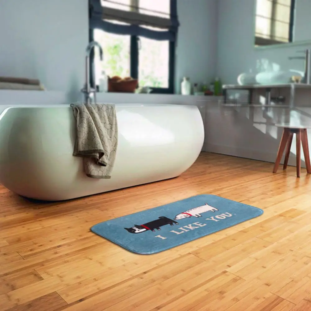 Non Slip Professional 400*600mm Area Rug For Bedroom Optional Cute Print Home Carpets For Living Room Coral Fleece NEW fashion