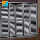 aluminum louver bi fold plantation horizontal louvre shutters