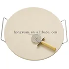15 " round ceramic pizza baking stone for Pizza oven