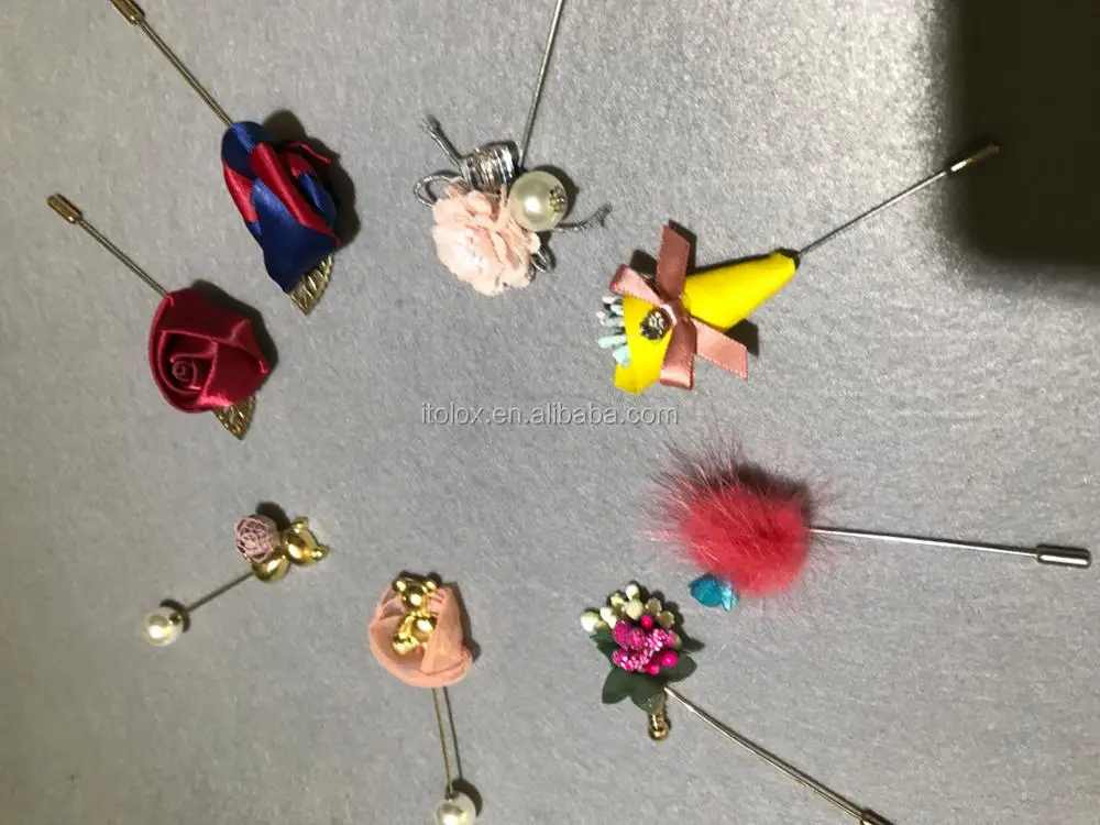 2018 fashion colorful zinc brooches pin that custom the