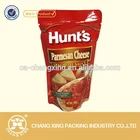 Custom printed aluminum food safe plastic food & beverage packaging bags with zipper for spices sauce