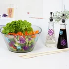 oil and vinegar bottle for glass decal salad bowl