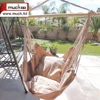 2019 Hot sale cotton canvas outdoor hanging hammock swing chair