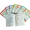 Children coloring book printing drawing book with pencil and crayon