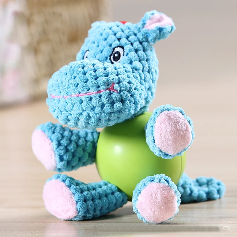 OnnPnnQ Mini Plush Cartoon Animals Toys Puppy Cat Interactive Toys For Small Dog Bite Resistant Chew Squeak Toys Pet Supplies2