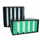 E11 5V HEPA filter with plastic frame glass fiber Mini Pleat air filter EN1882