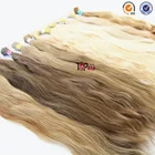 Top quality human hair full cuticle virgin remy russian hair extensions