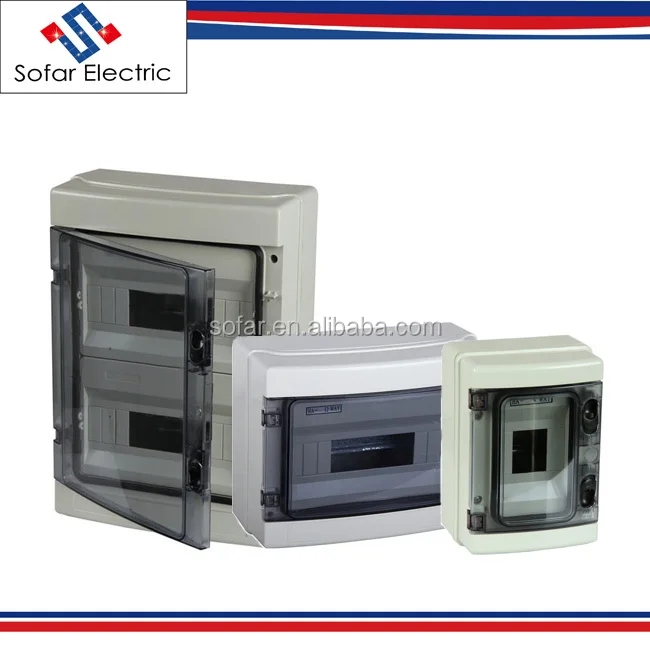 HA Type of Surface Mounted IP65 Waterproof Plastic Electrical Distribution Box