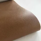 Glossy Litchi Grain Light Reflecting Foiled Textiles Leather Material For Chair/Sofa