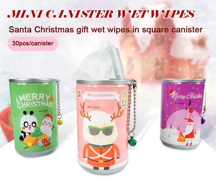 Fast delivery home electronic equipment wipe wipes restaurant christmas design wet wipes