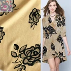 Cheap supplier Wholesale Woven single jersey knitted flocking fabric