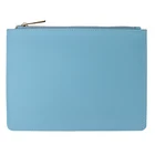Stock Hot Sale Genuine Saffiano Leather Lady Envelope Pouch Bag Zip Clutch Bags for woman