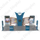 hot sale Light weight standard exhibition booth tension fabric expo fast show trade show booth