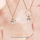 2018 Hot Women Love Memory Projecting 100 Languages I Love You To Lover Necklace Gold Plated