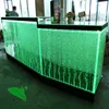 night bar long LED water bubble dinner table for bar