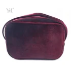 guangzhou cosmetic bag suppliers extra large velvet cosmetic bag with handle