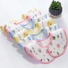 100% Cotton Super Soft Absorbent Custom Muslin Round Baby Bibs Bandana Drool Bibs