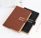 A5/B5 custom leather notebook holder organizer note book stationery wholesale business meeting office