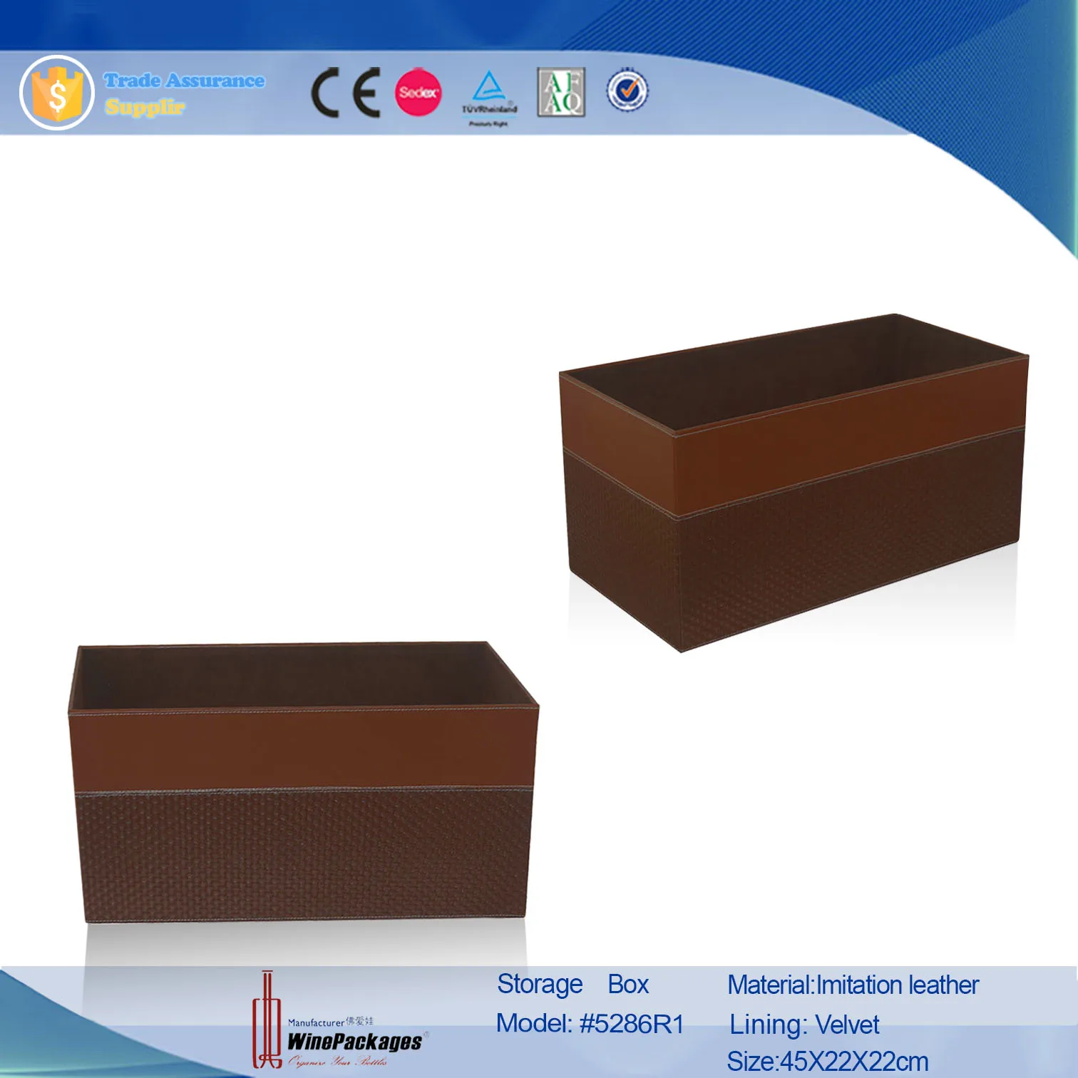 Promotion stitching woven pattern durable storage box clothes basket