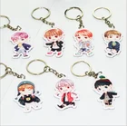 Wholesale Promotional Custom Anime Acrylic Keychain Clear Bts Keychain