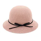 Fashion hot sale girls rope decorate kids bucket hat for wholesale