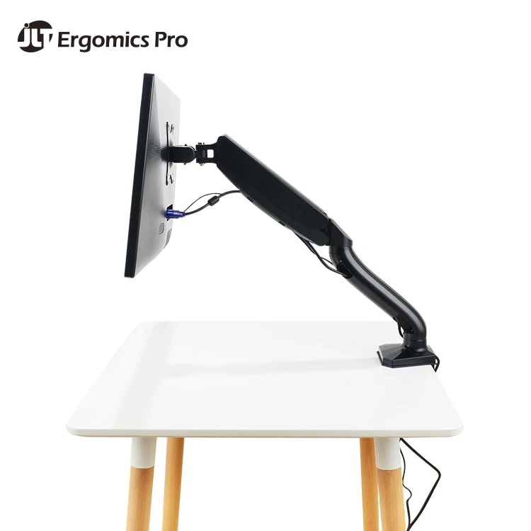 Full Motion Single Monitor Desk Mount Arm For 10 27 Computer