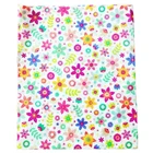 Custom coloured flower printed logo tissue paper for wrapping clothes, gifts, arts and crafts