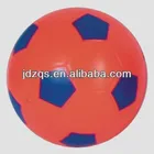 soccer ball/pvc toy sports ball - red paint blue block