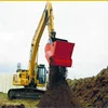 whole price bucket crusher/crushing bukcket for excavator