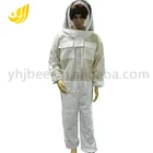 White Full Set or Jacket Security Protective Beekeeping Ventilated Bee Suit