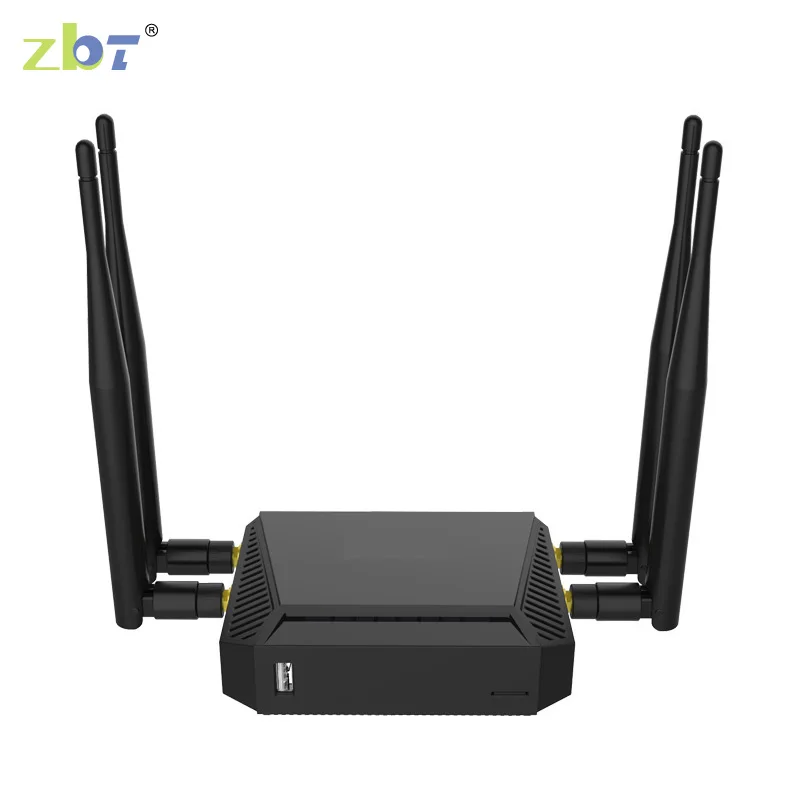 4g modem lte router wifi with sim card slot with 1 WAN port 4 LAN port