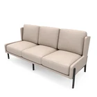 Modern Living Room Furniture Latest Sofa Cum Bed Design Fabric Upholstery Metal Legs