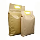 Heat Sealing Open Top Aluminum Laminated Foil Vacuum Package Pouch Thick Rice Paper Packing Bags