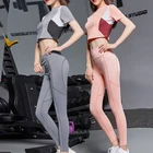 Quick Dry Sportswear Workout Private Label Yoga Pants Seamless Nylon Spandex Yoga Legging For Women Fitness Wholesale