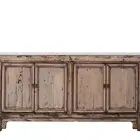 Furniture antique with 4 doors yellow cabinet reproduction industrial furniture