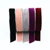 Wholesale Soild Color Single Face Side Brand Personalised Velvet Ribbon