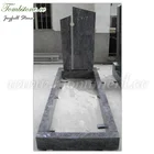 Paradiso Purple granite tombstone, himalaya blue tombstone