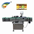 Professional round bottle label pasting machine cup labeller machinery automatic