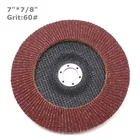 جلخ الألومنيوم 7 "x 7/8''/180*22 ملليمتر 60 الحصباء طحن قرص رفراف للخشب