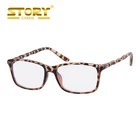 STORY PSTY5523 Fashion Metal Optical Glasses Frame Retro Flat Eyeglasses Girls Women Custom Glasses