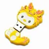 Wenzhou factory custom shape and logo soft pvc/rubber USB flash drive cover