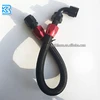 an10 10an nbr rubber black nylon cover braided fuel line oil gas hose kit with 0 90 degree fittings