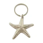 Customized Zinc Alloy Starfish 3D Keychain Manufacturers