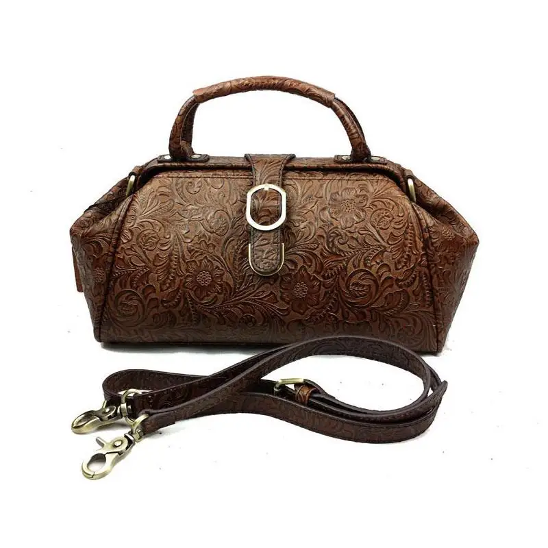 2015 Luxury Vintage Casual 100% Genuine Leather Cowhide Women Handbag Messenger Shoulder Crossbody Bag Bags For Ladies