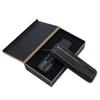 Luxury Glossy Real Carbon Fiber Cigar Humidors With 2pcs High Quality Cigars