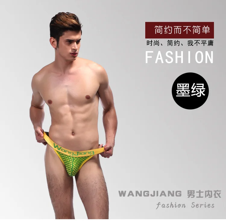 Custom Men's Short Triangle mesh underwear sey breathable mesh briefs Sey Low rise men's briefs Shorts Mens Calzoncillos hombre