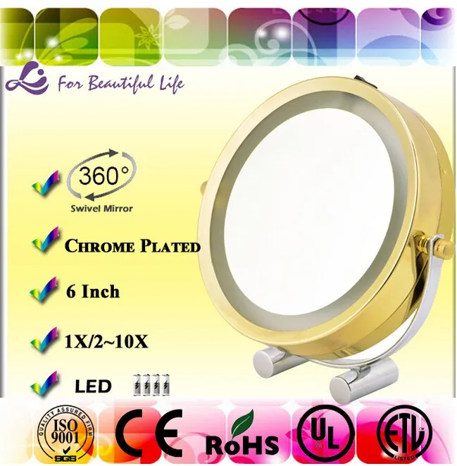 Desktop Makeup Mirror, magnifying desk mirror