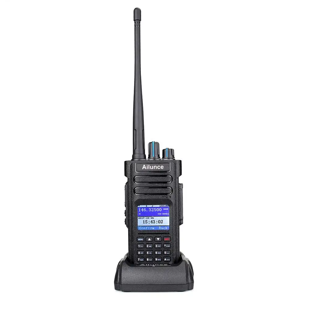 Retevis RT82 DMR Walkie Talkie 3000CH Dual Band Digital Two-Way Radio/&USB Cable